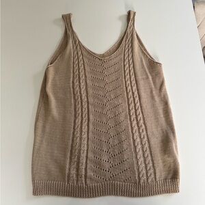 Women Sweater Tank Top